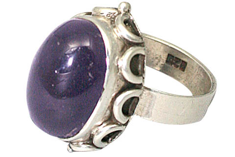 SKU 8795 - a Amethyst rings Jewelry Design image