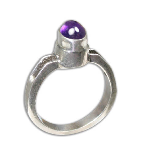 SKU 8798 - a Amethyst rings Jewelry Design image
