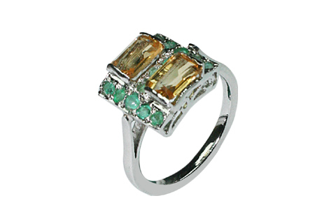 SKU 8963 - a Citrine rings Jewelry Design image