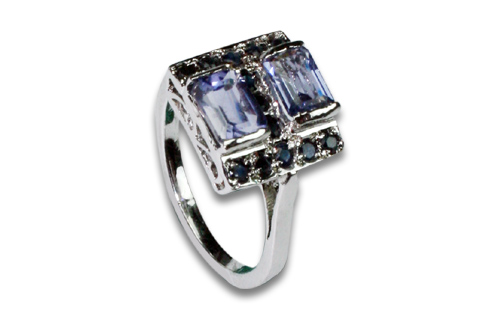 SKU 8969 - a Iolite rings Jewelry Design image
