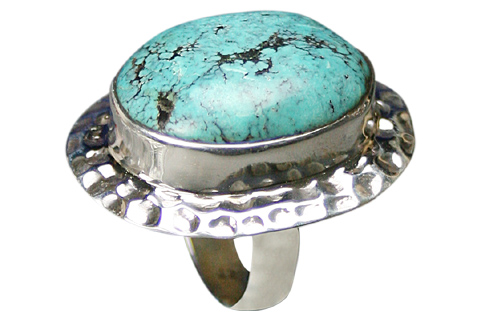 SKU 9034 - a Turquoise rings Jewelry Design image