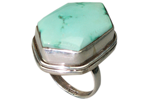 SKU 9038 - a Turquoise rings Jewelry Design image