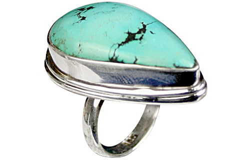 SKU 9041 - a Turquoise rings Jewelry Design image