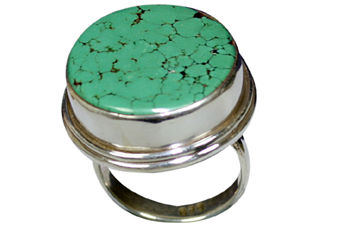 SKU 9042 - a Turquoise rings Jewelry Design image