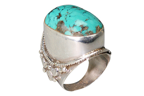 SKU 9048 - a Turquoise rings Jewelry Design image