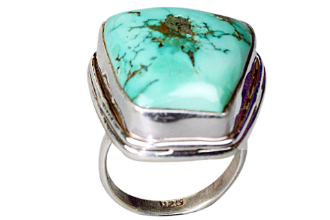 SKU 9051 - a Turquoise rings Jewelry Design image