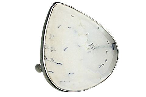 SKU 9111 - a Dendrite opal rings Jewelry Design image
