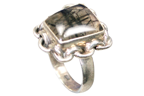 SKU 9165 - a Rutilated Quartz rings Jewelry Design image
