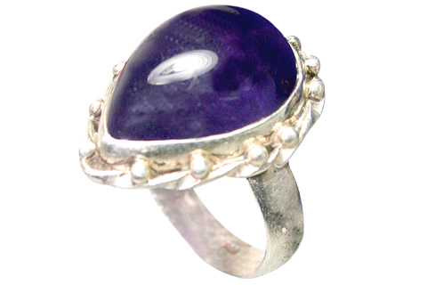 SKU 9168 - a Amethyst rings Jewelry Design image