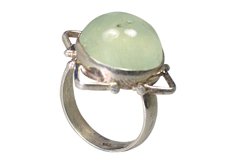 SKU 9170 - a Prehnite rings Jewelry Design image