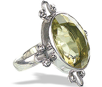 SKU 9172 - a Lemon Quartz rings Jewelry Design image