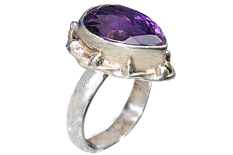 SKU 9181 - a Amethyst rings Jewelry Design image