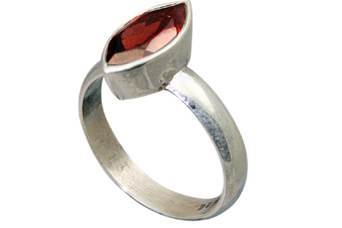 SKU 9199 - a Garnet rings Jewelry Design image