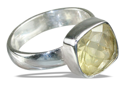 SKU 9200 - a Lemon Quartz rings Jewelry Design image