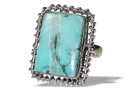 SKU 9381 - a Turquoise rings Jewelry Design image