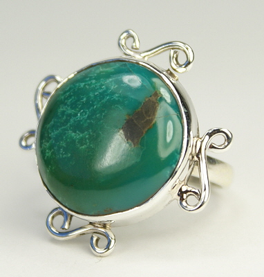 SKU 9382 - a Turquoise rings Jewelry Design image