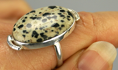 SKU 9385 - a Jasper rings Jewelry Design image