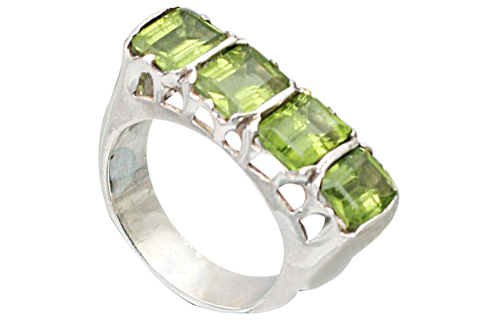 SKU 9519 - a Peridot rings Jewelry Design image