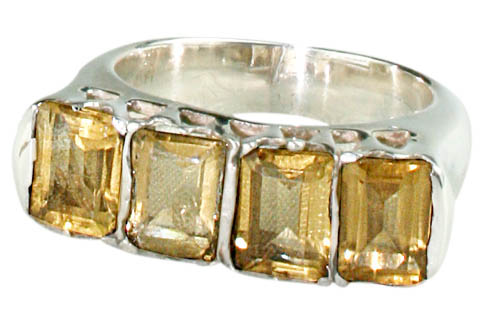 SKU 9520 - a Citrine rings Jewelry Design image