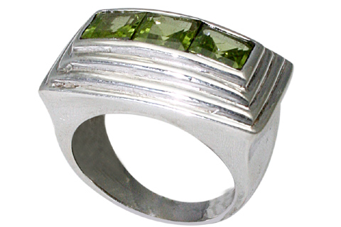 SKU 9523 - a Peridot rings Jewelry Design image