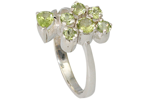 SKU 9526 - a Peridot rings Jewelry Design image