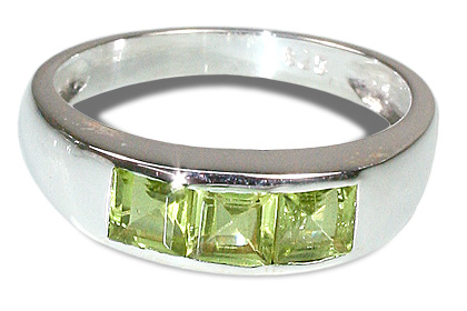 SKU 9560 - a Peridot rings Jewelry Design image