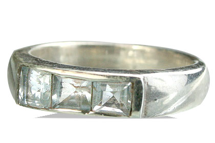 SKU 9589 - a Blue Topaz rings Jewelry Design image