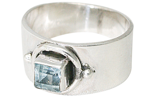 SKU 9590 - a Blue Topaz rings Jewelry Design image