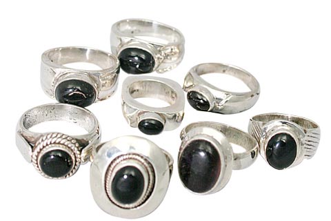 SKU 9788 - a Onyx rings Jewelry Design image