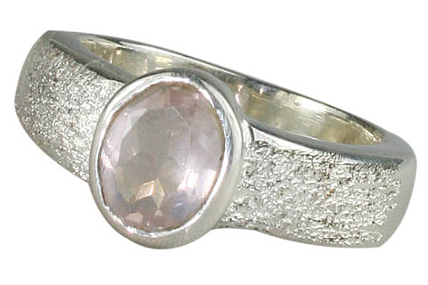 SKU 9973 - a Rose quartz rings Jewelry Design image