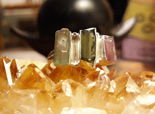 unique Tourmaline rings Jewelry