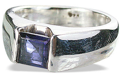 unique Iolite rings Jewelry
