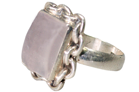 unique Rose quartz rings Jewelry
