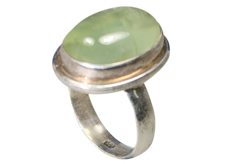 unique Prehnite rings Jewelry