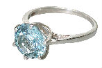 blue topaz rings