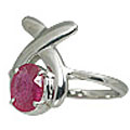 Design 10461: pink ruby engagement rings