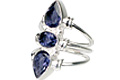 Design 10620: blue iolite rings
