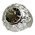 Design 11051: brown smoky quartz engagement rings