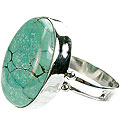 11826: green turquoise rings
