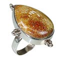 Design 11982: brown jasper american-southwest rings