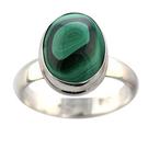 Design 11993: green malachite american-southwest rings