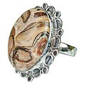 Design 12014: brown jasper mother's day rings