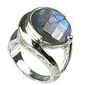 Design 12282: gray labradorite staff-picks rings