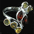 Design 12508: green,red,yellow amber rings