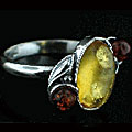 Design 12509: orange,yellow amber rings