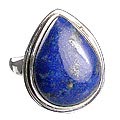 Design 12616: blue lapis lazuli rings