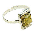 Design 12872: green amber rings