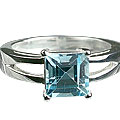 13093: silver setting blue blue topaz engagement rings