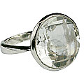 Design 13244: white crystal mens rings