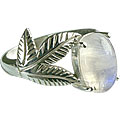 Design 13340: white moonstone vintage rings